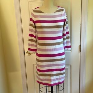 Joules striped knit dress